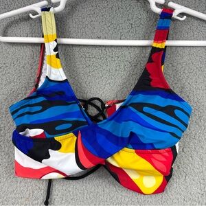 VENUS Multicolor Bikini Top